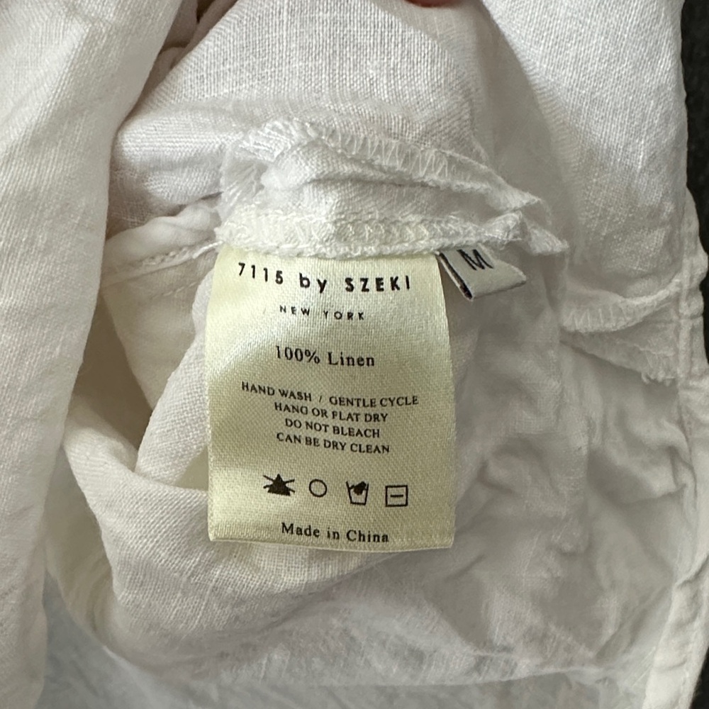 7115 by Szeki Linen top - Picture 3 of 6